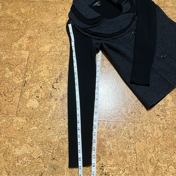 Alfani Merino Wool Ruffled Collar Button Cardigan Sweater Sz S - Picture 14 of 16